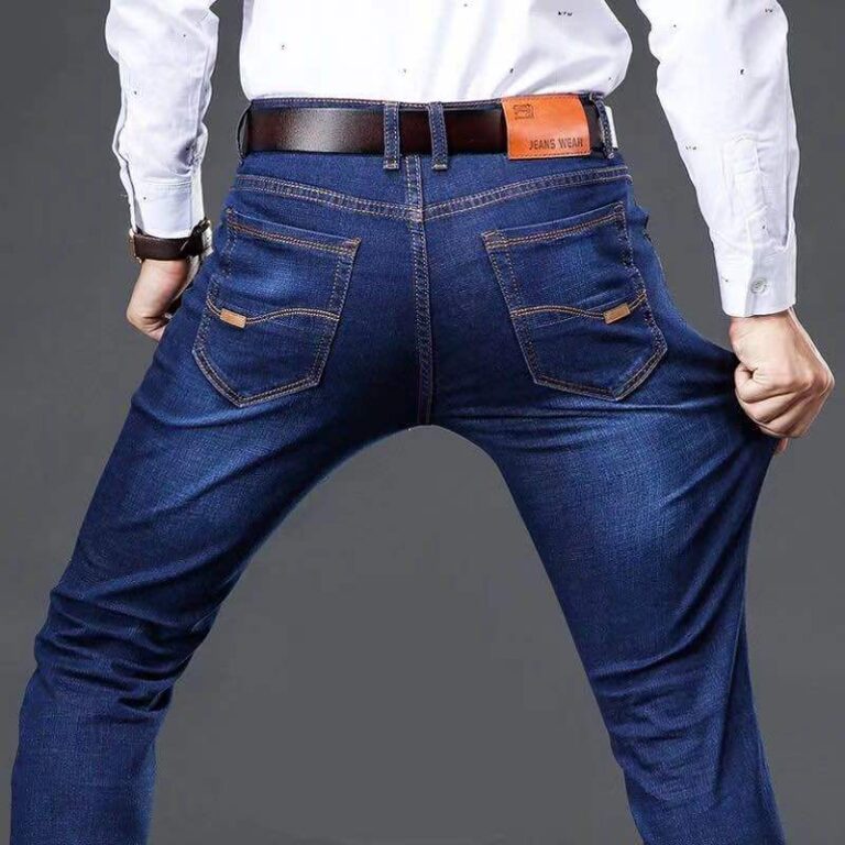 2021NEW Mannen Fashion Business Jeans Klassieke Stijl Casual Stretch ...